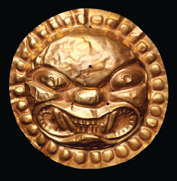 gold-copper medallion