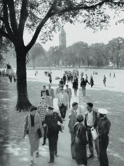 Campus view, 1955