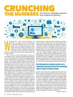 Magazine page of Crunching the numbers