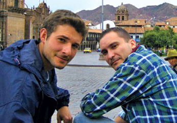 Founders Cedrick Hodgeman '04 (left) and Raul Roman, PhD '04