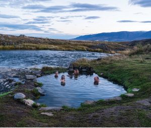 Iceland natural hot springs
