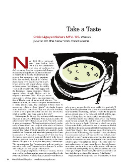 Take a Taste cover page
