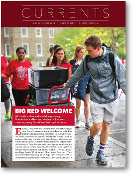 Magazine page image for Big Red Welcome.