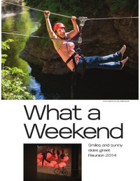 Magazine page image for what a weekend