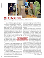 Magazine cover page for The Body Electric