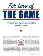 For the love of the game cover page
