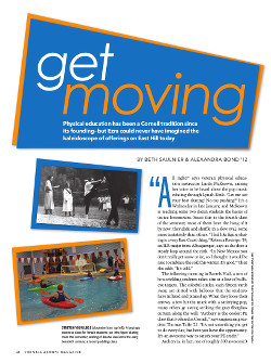 Magazine page image for Get moving