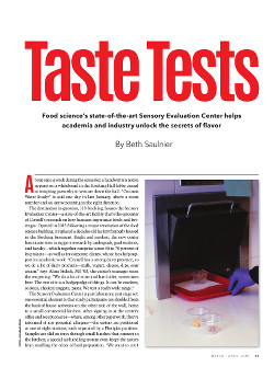Magazine page image for Taste Tests