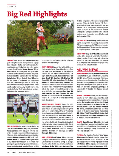 Magazine page image for Sports